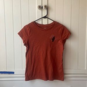 Universal Thread Graphic Cotton Short Sleeve Tee Dark Orange (S)